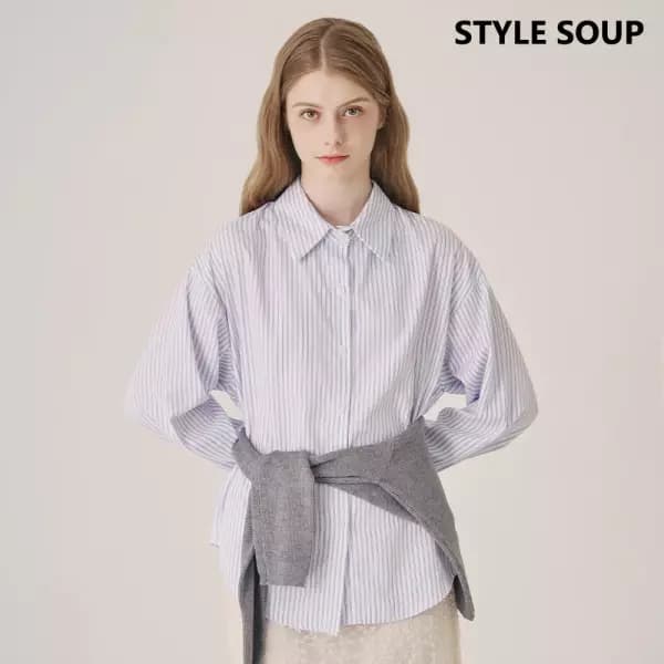 SOUP 스트라이프 모던 셔츠 13,930원