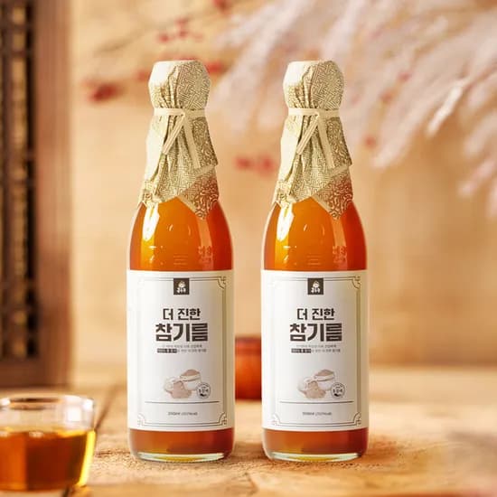 홍주부 더진한 참기름 350ml, 2병 12,900원(무배)