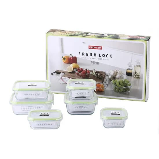 네오플램 프레쉬락 내열유리 밀폐용기 6종 17,800원 무배