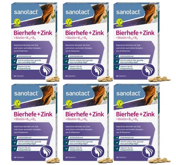 자노탁트 비오라보 비어헤페 맥주효모 아연 60정 6개 36,920원 무배