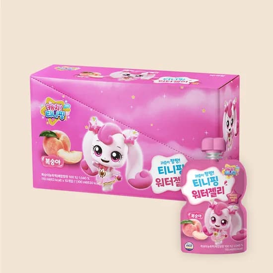 티니핑 워터젤리 복숭아110ml 10개 4,960원 무배