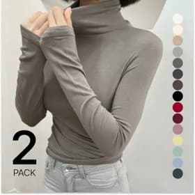 설세라 슬림 이너 얇은 목폴라티 1+1 15,360원