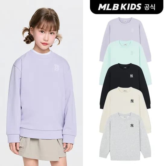 MLB 키즈 베이직 스몰로고 맨투맨 34,870원