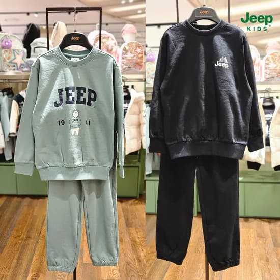 지프키즈 대문자 곰 맨투맨 조거세트 44,730원