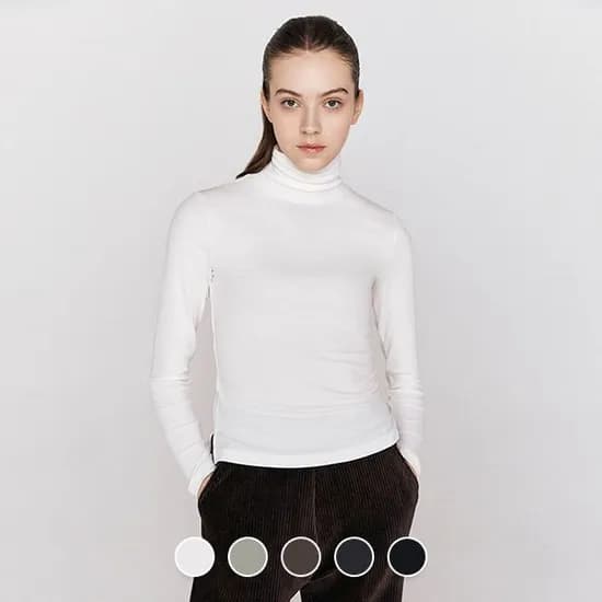 지오다노 터틀넥 긴팔티 8690원