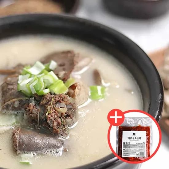 근사한끼 순댓국 2인분 840g x 2팩 + 돼지껍데기/오돌뼈 증정 15,890원 무배