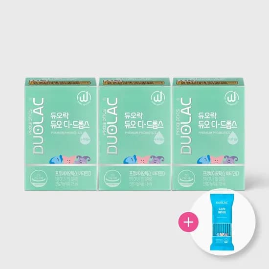 듀오락 듀오 디 드롭스7.5ml 3개+베이비10일분 70,310원