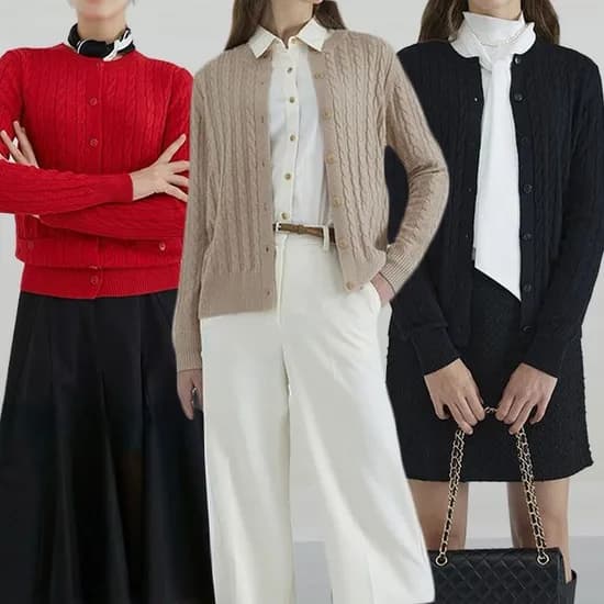 엘루아 케이블 모직 카디건 12,040원