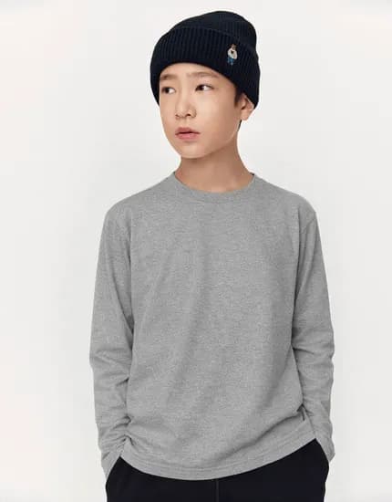 지오다노주니어 코튼 긴팔티 2장 17,600원 무배