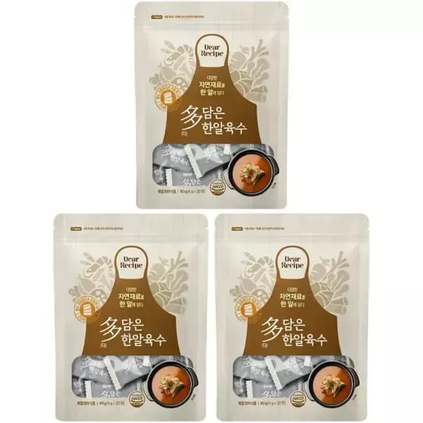 10분러쉬 코인육수 20정 x3개 +레몬즙사은품 9,520원 무배