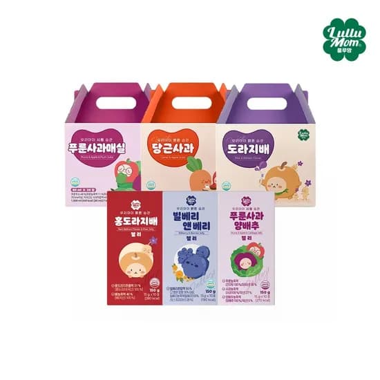 룰루맘 홍도라지배+빌베리엔젤리+푸룬사과 각 1박스 17,790원