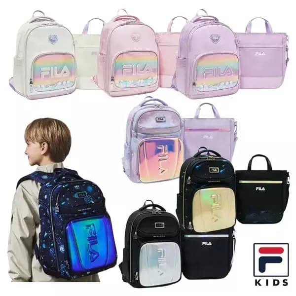 휠라키즈 플래닛 책가방 신발가방 세트