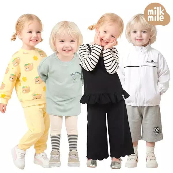 밀크마일 스누피 디즈니 캐릭터 상하복