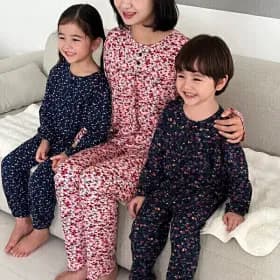 유아동 부들모달 루즈핏 7부 실내복
