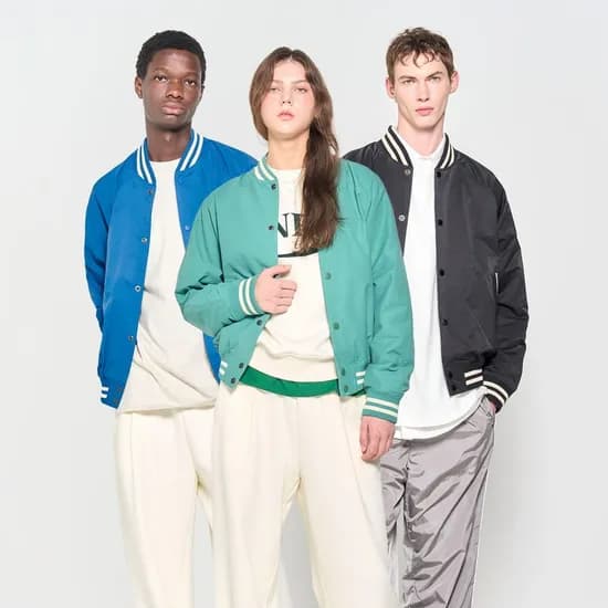 제네럴 아이디어 빈티지 스타디움 자켓 3COL