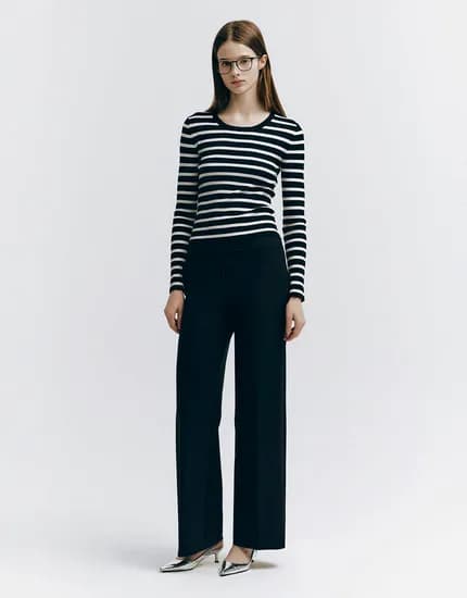 지오다노 와이드 풀밴딩팬츠 포켓버전