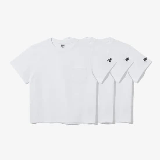뉴에라 키즈 포켓 반팔 티셔츠 3개