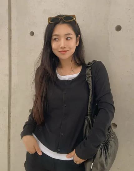 행텐 슬림핏 가디건 레이어드 티셔츠