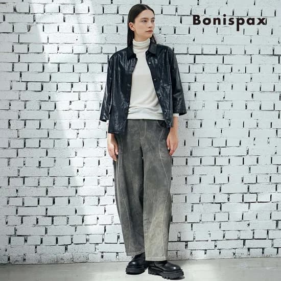 보니스팍스 속기모 밴딩 후드 티셔츠