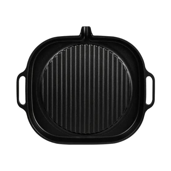 코맨 사각 고기불판 손잡이 그리들 32cm 인덕션 IH 겸용