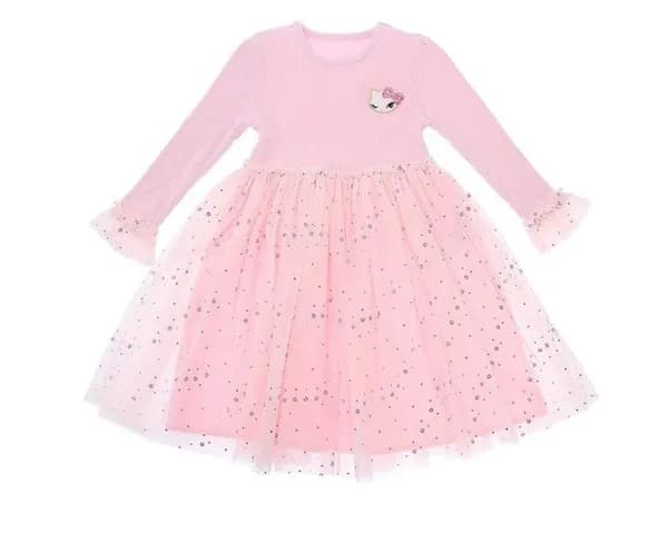 프렌치캣 도트 샤 배색 원피스