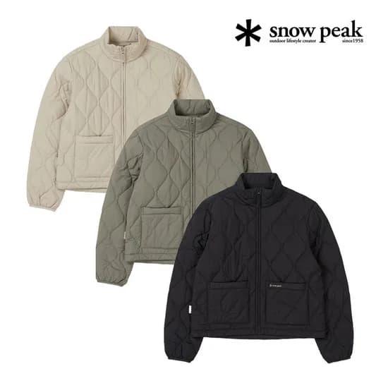 스노우피크 퀼팅 여성자켓