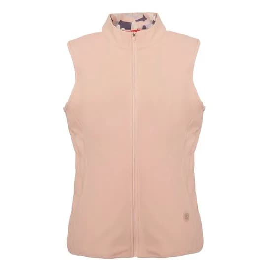 크로커다일레이디 하이넥 풀지퍼 퀼팅 베스트