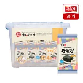 백제 재래 도시락김 32봉 리빙박스