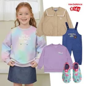 뉴발키즈 맨투맨/원피스/스커트/청바지/백팩