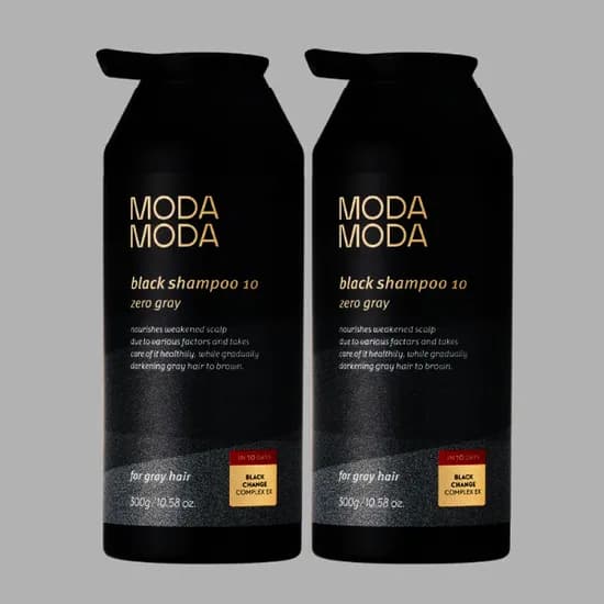 제로 그레이 블랙 새치 샴푸 2통