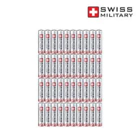 스위스밀리터리 알카라인건전지 AA 40알