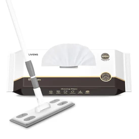 베이킹소다 물걸레 청소포 대형 30매 + 밀대 + 밀대판 세트