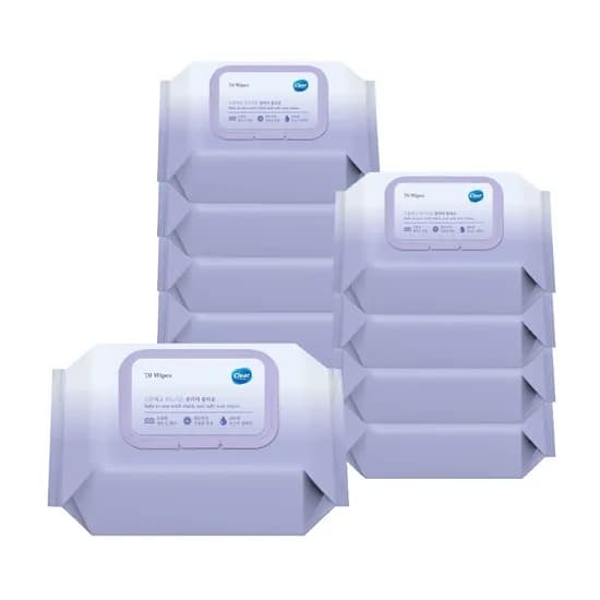 클리어 물티슈 70X10팩 외 다양