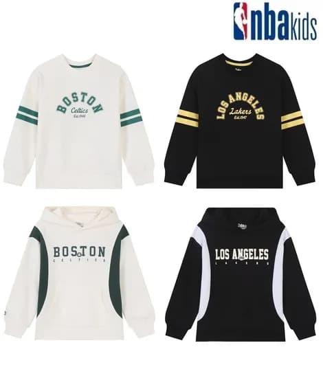 NBA키즈 팀 로고 티셔츠 2장