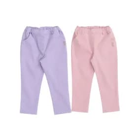 프랜치캣 핑크/보라 배기팬츠