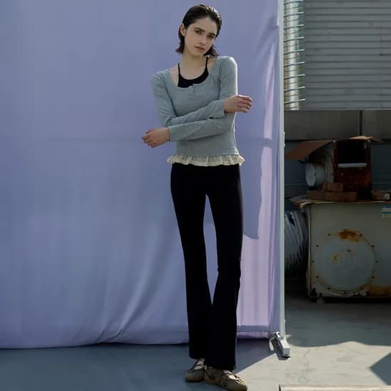 데비웨어 와이드 부츠컷 레깅스