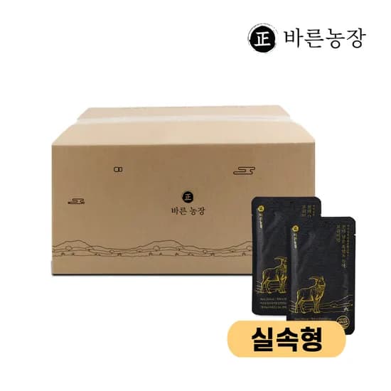 바른농장 흑염소진액 엑기스 90ml 100포