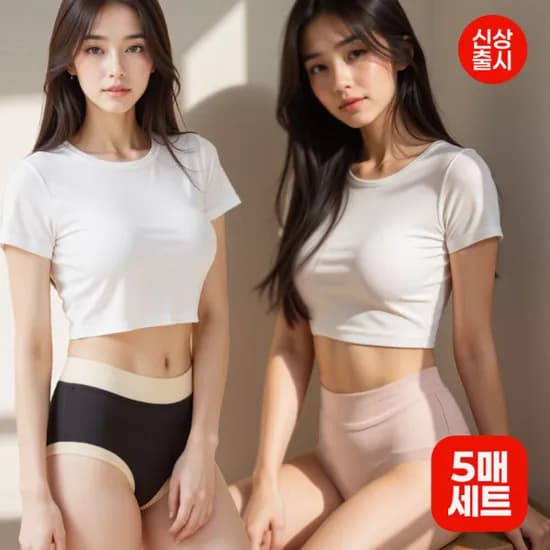 심리스 여성 모달팬티 5매 외 언더웨어전