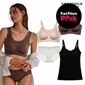 크로커다일 에센셜 에어리 링클팬티 3종