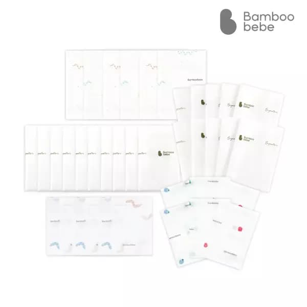 밤부베베 손수건 올인원 45장 대용량구성