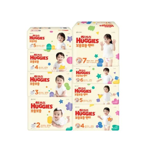 하기스 보송보송 밴드/팬티 기저귀 3박스 99,870원