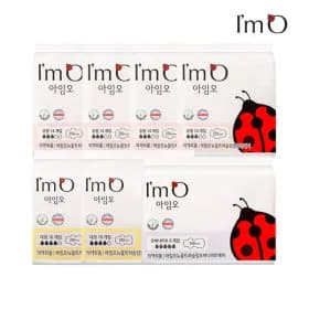 아임오뉴슬림 울트라윙 에이생리대 중형 대형 오버나이트 총82매