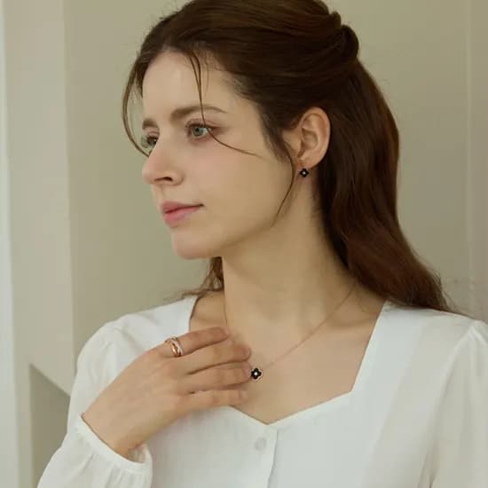 14K 레이어드 체인반지