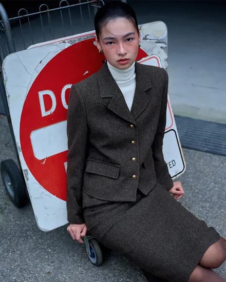 르샵 꽈베기 후드집업 니트 가디건