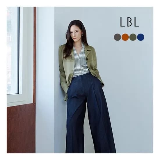 엘비엘 스웨이드 벨티드 자켓