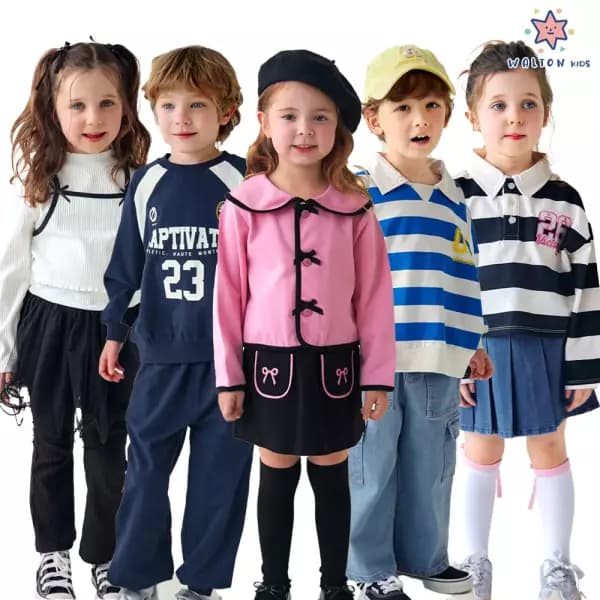 월튼키즈 블링오로라플리츠상하복 3장이상