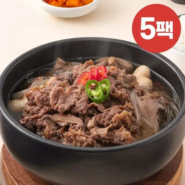 미스타셰프 버섯뚝배기불고기 400g 5팩