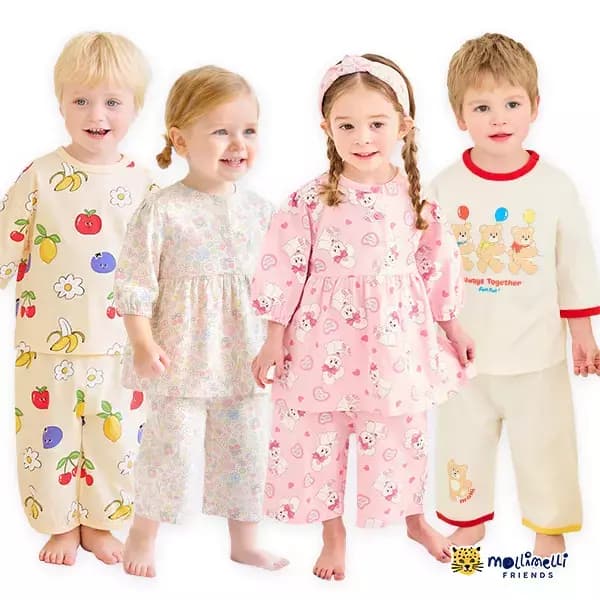 몰리멜리프렌즈 상하복 실내복