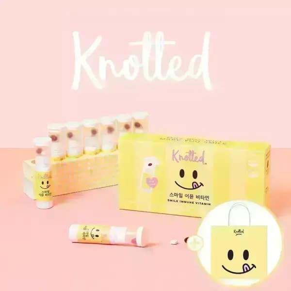 노티드 스마일 이뮨 비타민 1박스 쇼핑백