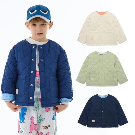 룩스루 래핑차일드 리버시블 퀼팅패딩